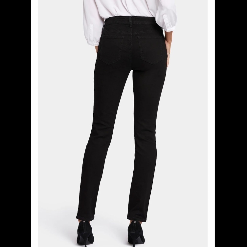 NYDJ Alina Black Jean Legging Size 2 Petite - Picture 2 of 13